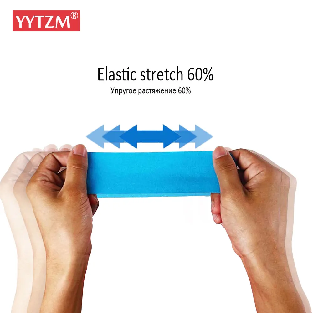 15 Colours Kinesiology Athletic Tape Recovery Sports Cotton Elastic Adhesive Strain Injury Fitness Run Knee Muscle Pain Relief