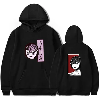 

WAMNI Junji ito Anime Hoodies japan Men/women/kids Kawaii printed Funny Hoodie Sweatshirt Spring Autumn kpop Harajuku Tracksuit