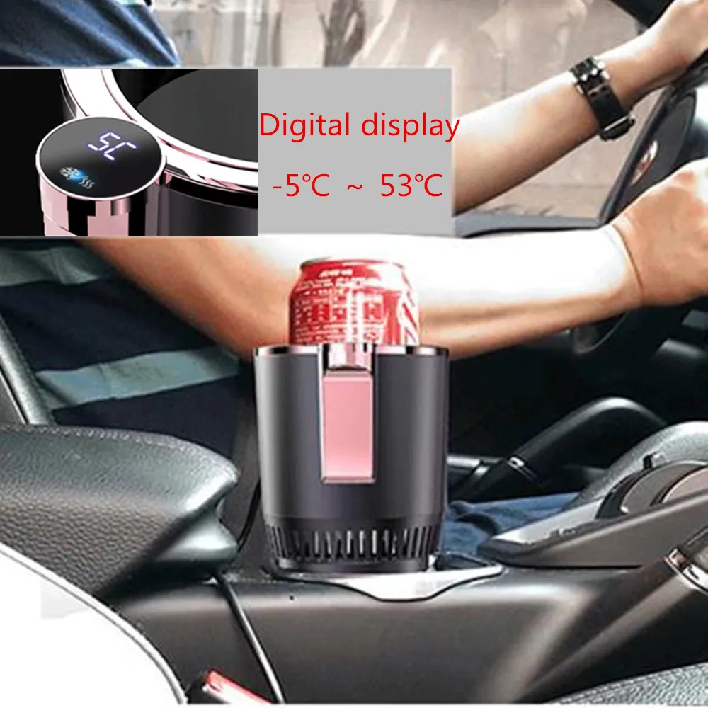 Smart Car Cup Warmer Cooler 12V 3A Electric Coffee Warmer Cooling Mug Hot Smart Car Cup Warmer Cooler 12V 3A Electric Coffee Warmer Cooling Mug Hot