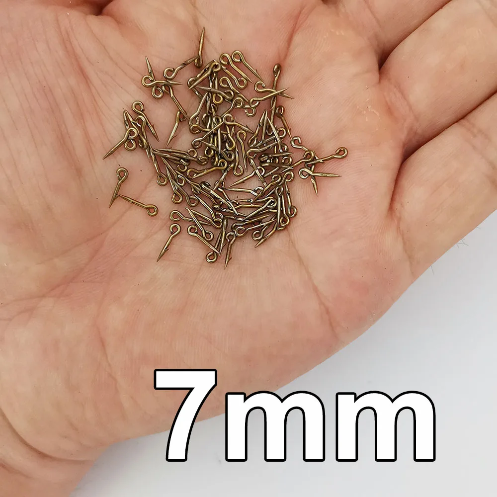 Fishing Tackle Metal Bait Spike Carp Fishing Hook Bait Sting Boilies Pin Spike Maggot Corn Ronnie Hair Rig Carp Feeder