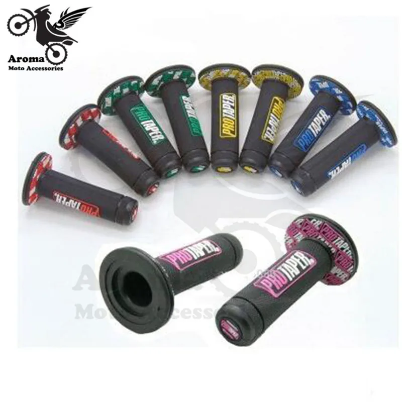 colorful transparent 24MM 22MM motorbike handle bar part racing professional accessories motorcycle handlebar for protaper husqvarna yamaha KTM motocross hand grips dirtbike grip pitbike ATV Off-road moto grip pit bike