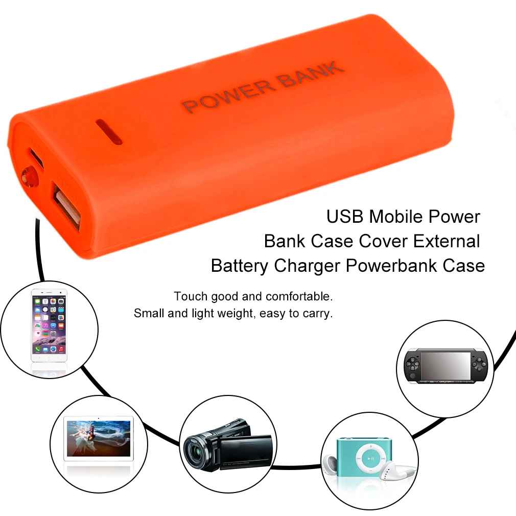 5600 мАч 2X 18650 USB внешний аккумулятор зарядное устройство чехол DIY коробка для iPhone