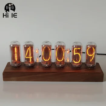 

High-end Electronic DIY kit IN18 Nixie Tube Digital LED Clock Gift Circuit Board Kit IN-18 Glow Tube Clock Boyfriend Gift