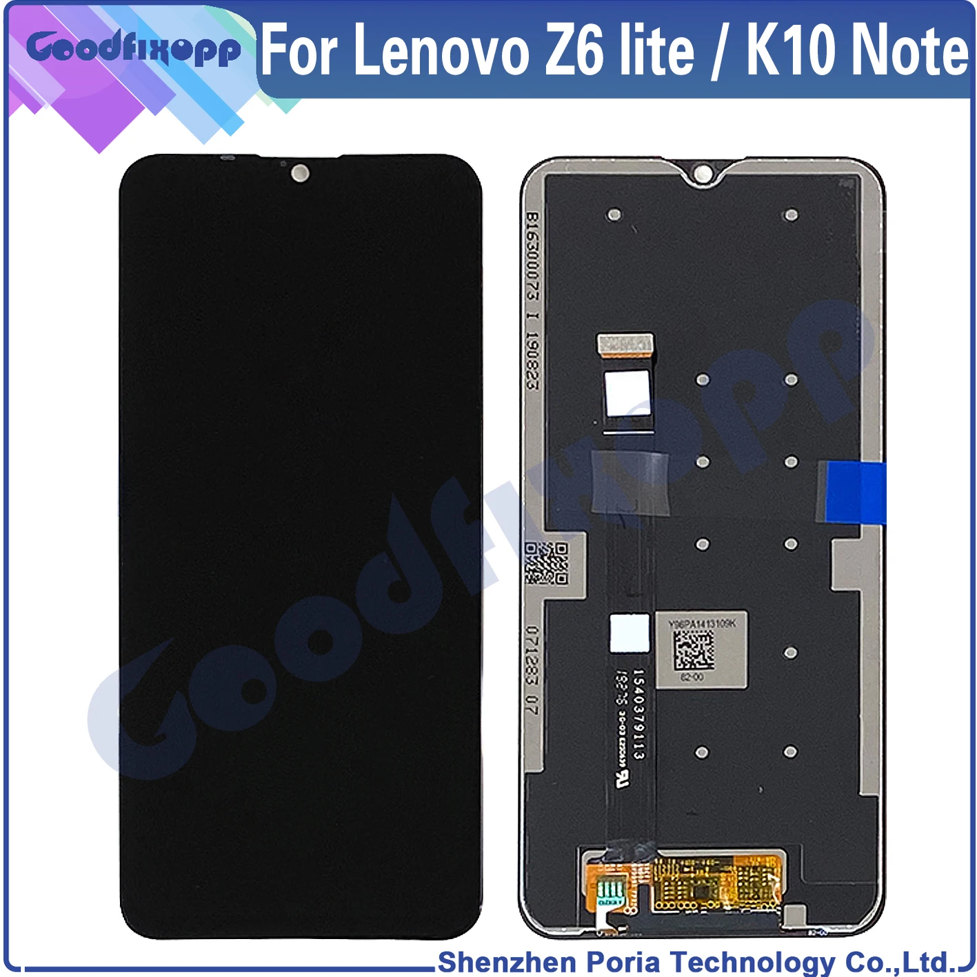 Оригинальный 100% протестированный ААА для Lenovo K10 Note Z6lite дигитайзер в сборе