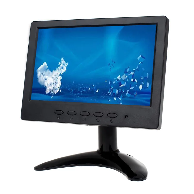 ZHIXIANDA Factory price 7 inch IPS 1024x600 TFT LCD screen with HDMI VGA BNC USB input touch monitor
