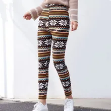 women's holiday print leggings