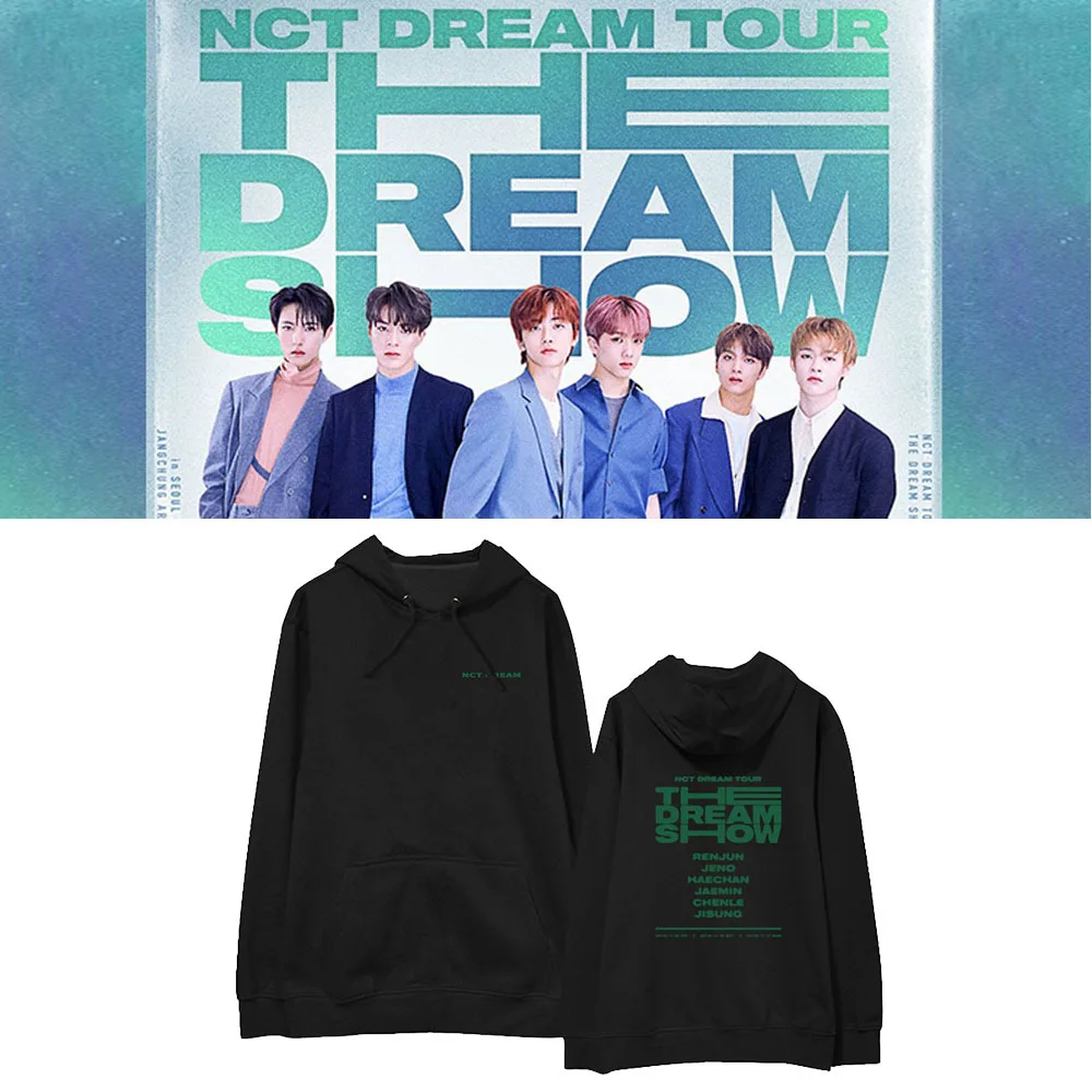 Kpop NCT DREAM Concert толстовки свободные толстовки с капюшоном толстые толстовки пуловеры NCT DREAM Fans коллекция