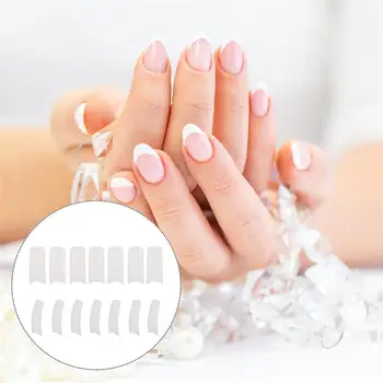 

1000pcs Durable Natural French Funny Simple Nail Pieces Manicure Pieces Manicure Extension Pieces for Home Store
