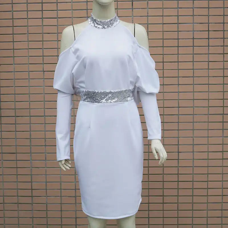 vestido branco de frio