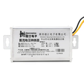 

DC 36V 48V 72V to DC 12V 10A DC Voltage Converter Adapter Transformer DC-DC Step Down Buck Converter For E-bike Motorcycle U4LB