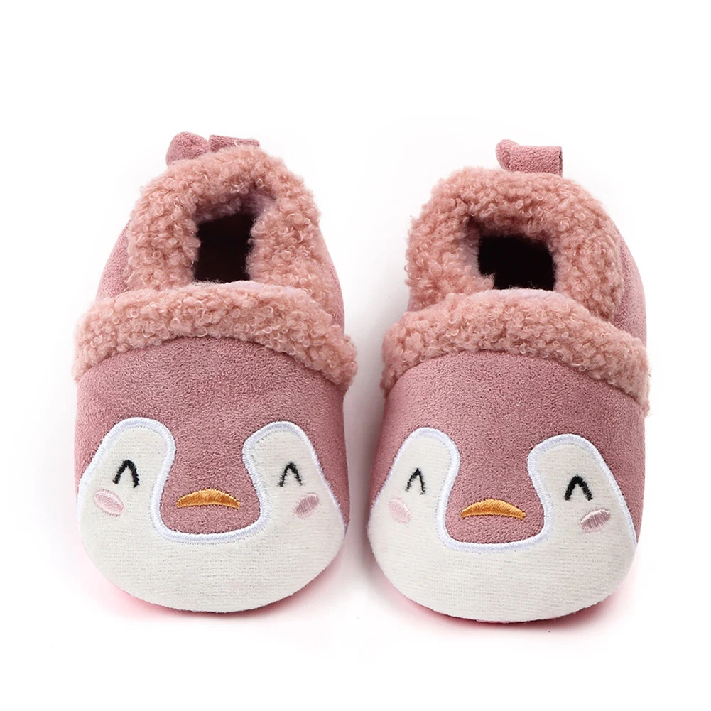 Cute Newborn Toddler Baby Shoes Cartoon Animal Boys Girls Crib Shoes Cartoon Animal Soft Sole Non-Slip Infant Baby Shoes