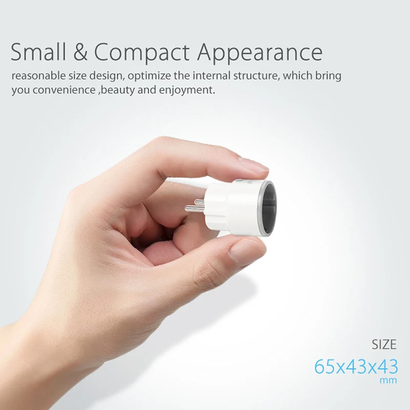 Smart Plug ЕС Поддержка Amazon Alexa Google Home IFTTT удаленного Управление переключатель Wi Fi мини