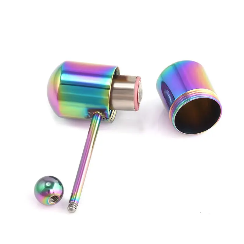 Anneau Langue Vibrant Acier Chirurgical - 5 Couleurs - Piercing Barre Bijou Corps