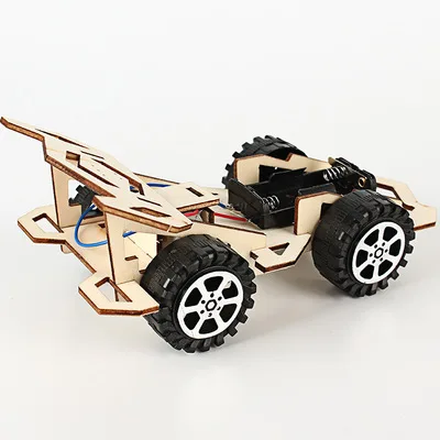 

Students Science Experiment Toy DIY Science And Technology Small Production Invention Electric Phantom Race Car Model Handmade M