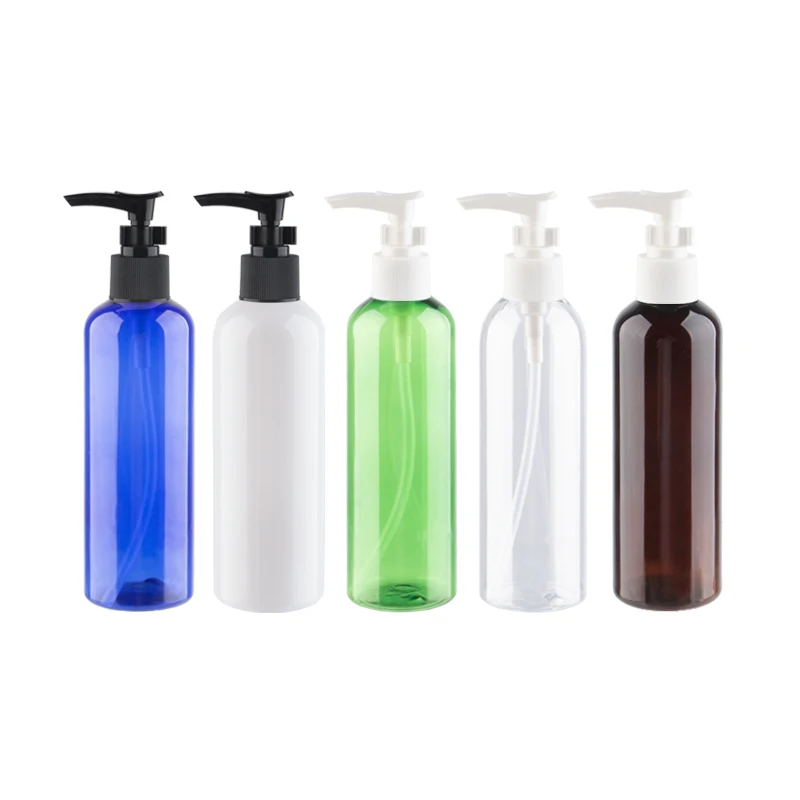 

200ml X 30 Plastic Bayonet Lotion Pump Bottles For Toner Shampoo Shower Gel Facial Cream Containers Refillable Travel bottles