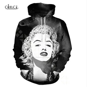 

Fashion 3D Printed Marylin Monroe Hoodies Men's Women Clothes Marilyn Monroe Hoody Sweatshirts Tops Hip Hop Casual Coat Pullover