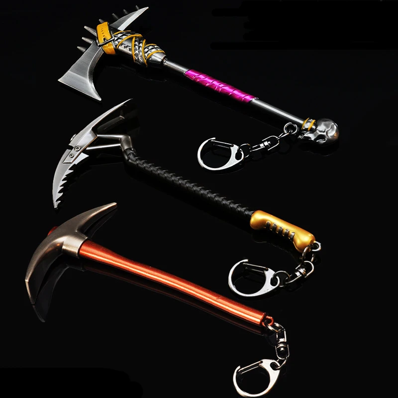

Battle Royale Keyring Pickaxe Game Weapon Model Toys Matel Keychain Alloy Action Figure