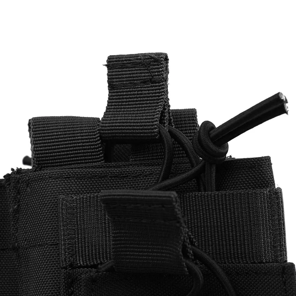 Тактический MOLLE тройной Открытый Топ подсумок быстро AK AR M4 FAMAS маг дампа патронов