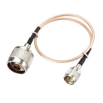 

uxcell Mini UHF Male to N Male RG316 RF Coaxial Cable Long