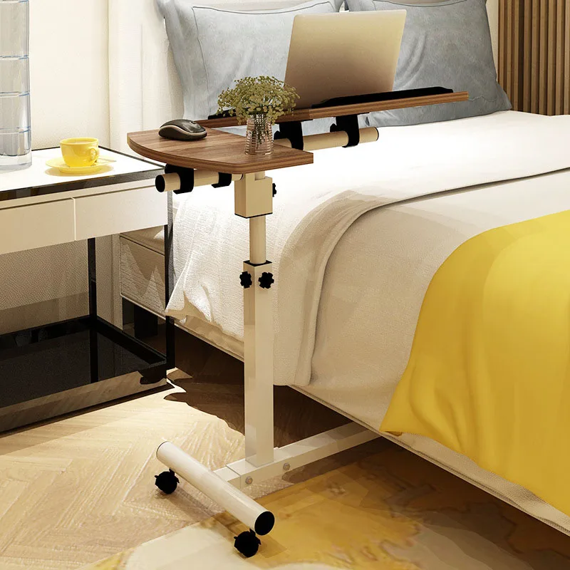 Table de lit Mobile multifonctionnelle avec roulettes, hauteur réglable,  pour chambre à coucher - AliExpress