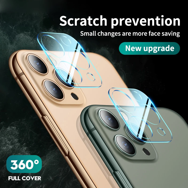 2 шт HD Ультра тонкое стекло для iPhone 12 11 Pro 11Pro Max задняя камера объектив Защита