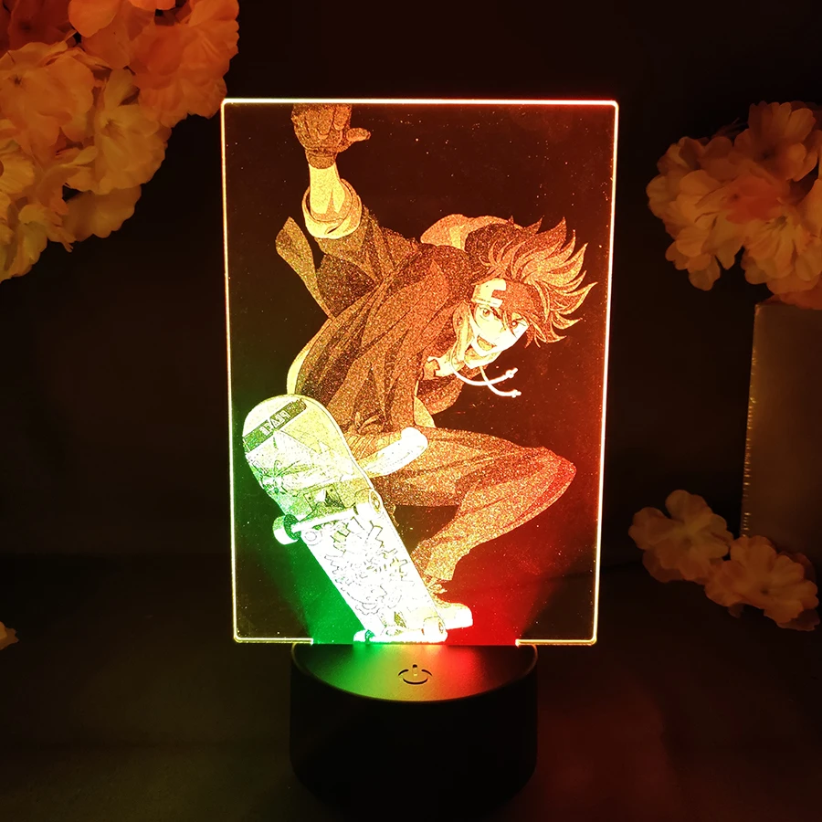

LED Anime SK8 The Infinity Reki Lamp Otaku Brithday Xmas Gift Cute Room Decor Manga Fans Holiday Indoor Lighting Collectibles