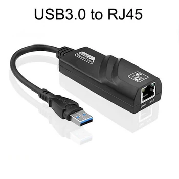 

USB 3.0 to RJ45 Ethernet Lan Network Adapter (10/100/1000) Mbps Ethernet Network Adapter for PC Laptop Win7/8/10 For Mac