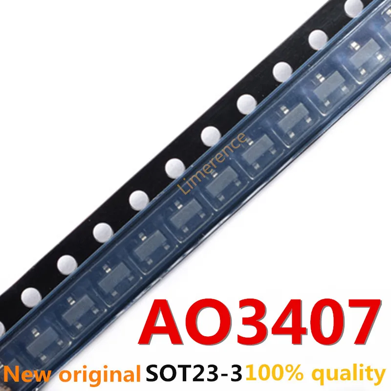 50 шт. AO3407 3407 SOT23-3 MOSFET A79T MOSFT P-Ch -30V -3.6A 64 МОМ Новый и оригинальный Поддержка