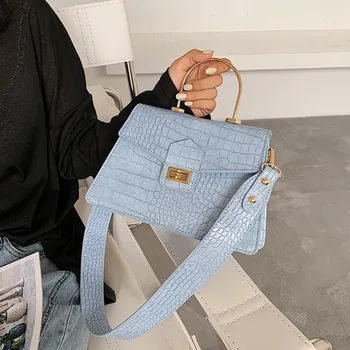 

Mini PU Leather Crossbody Bags For Women 2020 Summer Stone Pattern Shoulder Messenger Handbag Elegant Female Tote Handbags Sac