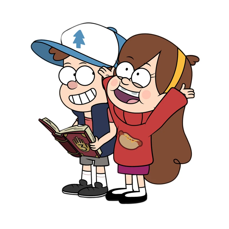 Эмалированная брошь Mabel and Dipper Perler Sprites в мультфильме для телевизионной