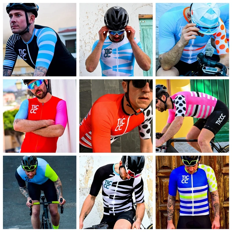 

Pro team Race 2020 Ticcc Summer Breathable Short Sleeve Jersey MTB Bicycle Shirt Ropa ciclismo hombre cycling Jersey black pink