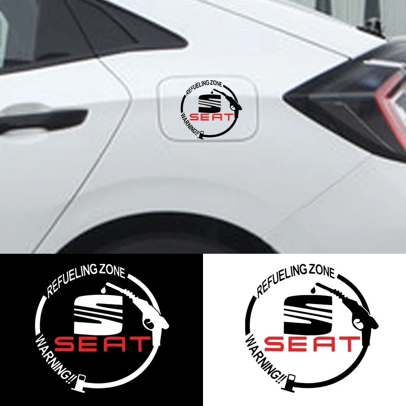 

1pcs Car Fuel Tank Cap Protector Stickers for Seat Leon Ibiza Alhambra Niva Kalina Priora Granta Largus Automobile Goods Gadgets