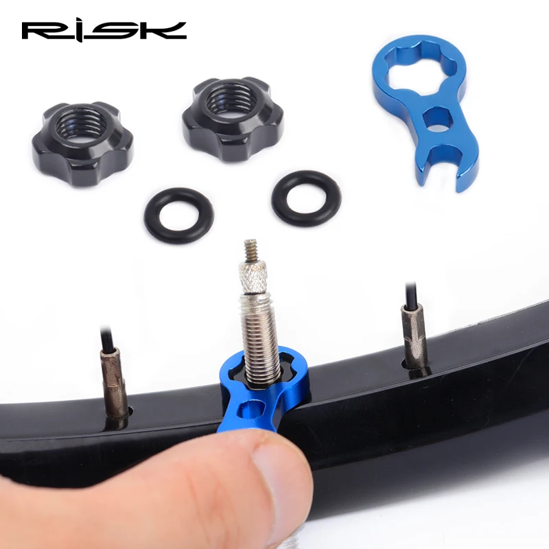 Road Bike Brake Nuts For Presta Bolts Mountain Bicycle Valve Vacuum Tire Nozzle