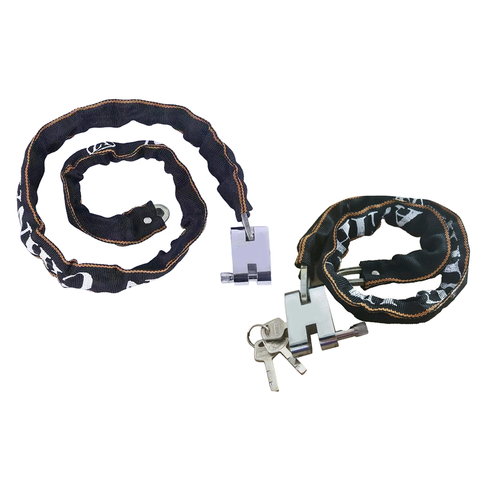 Anti-Theft Bike Chain Lock Steel Security Locks 80/110cm Fence Grill Link Lock