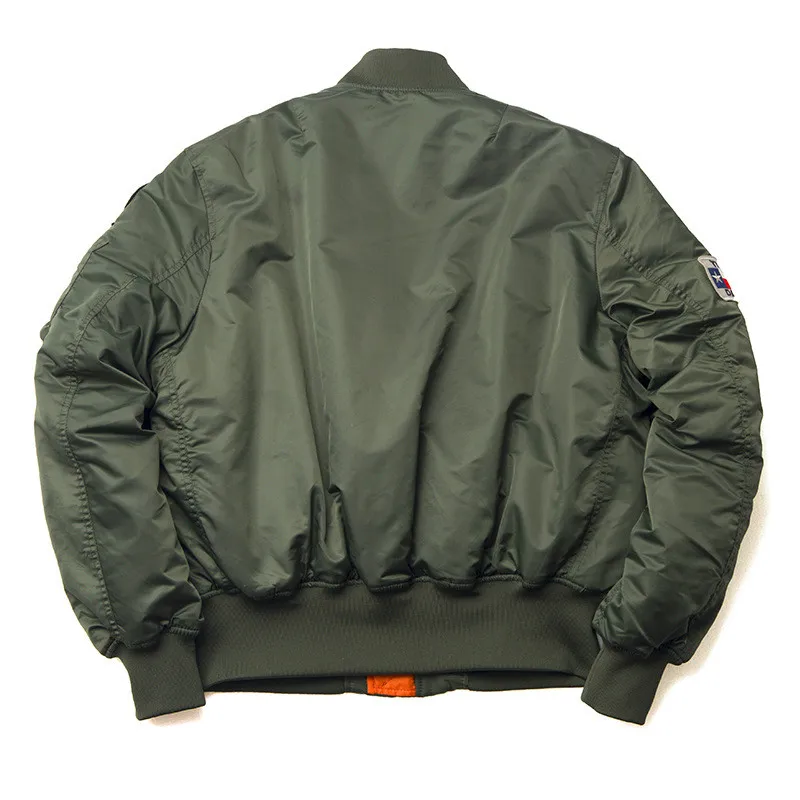 MORUANCLE Для Мужчин's Марка NEW FASHION Hi Street куртки-бомберы с нашивками плотные Термальность теплые пилотная куртка в стиле милитари, верхняя одежда