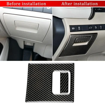 

DWCX 2Pcs Carbon Fiber Black Driver's Side Glove Box Handle Trim Cover Fit for Toyota Camry 2018 2019