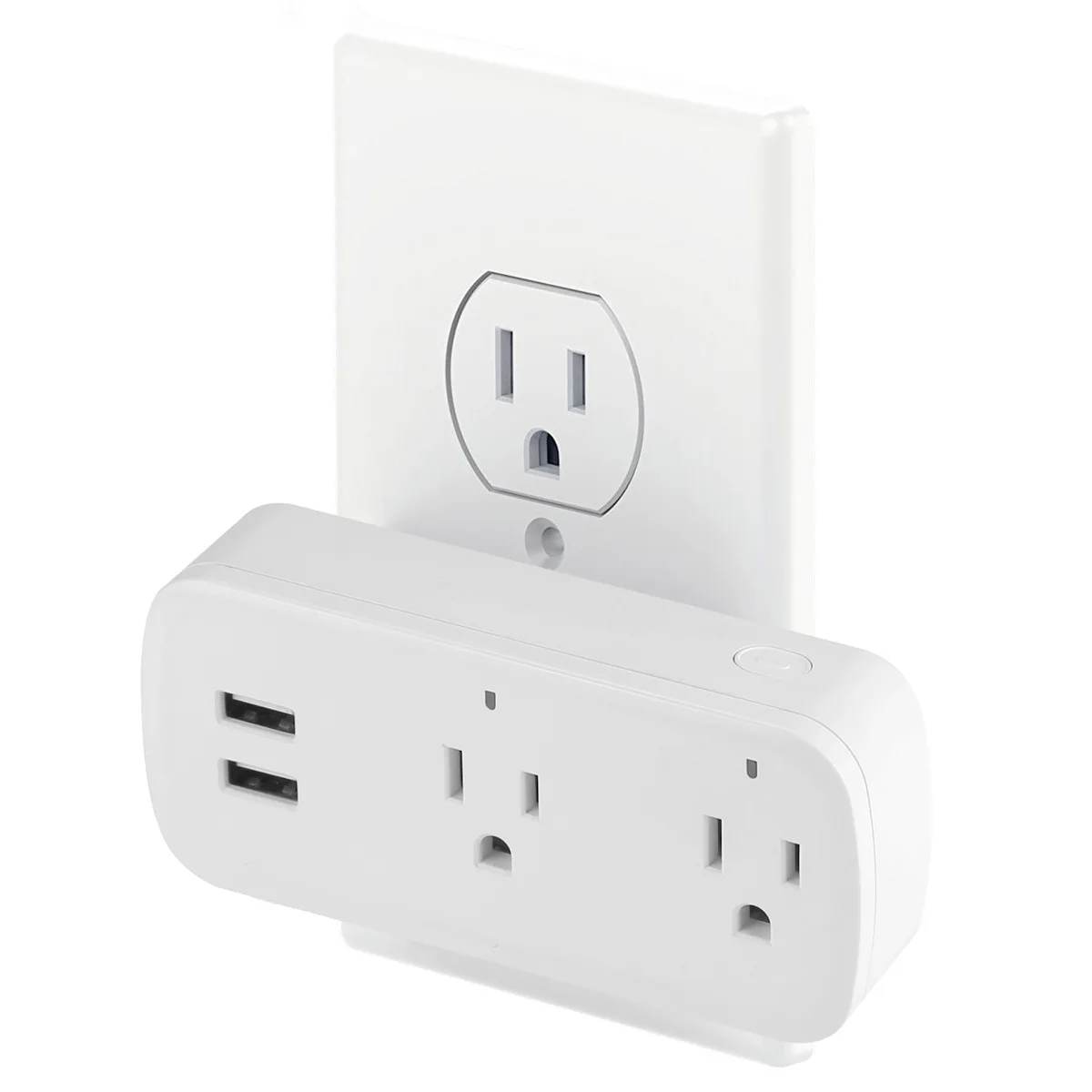 

Intelligent Socket US Standard WiFi Mobile Phone Switch Timing Voice Control USB Power Strip Smart Remote Control