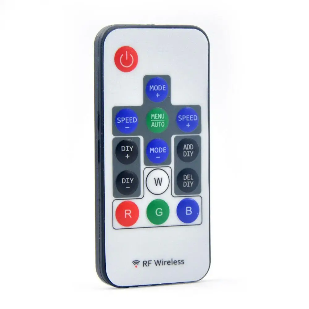 14 Key LED RGB Wireless Remote Control Mini RF LED Controller 14 Key DC 5V-24V for LED Strip Light
