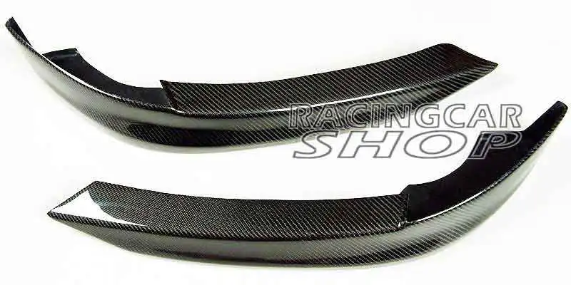 REAL Carbon Fiber Front Bumper Splitters Lip SPOILER for BMW E60 E61 5-SERIES 2003-2007 1PAIR