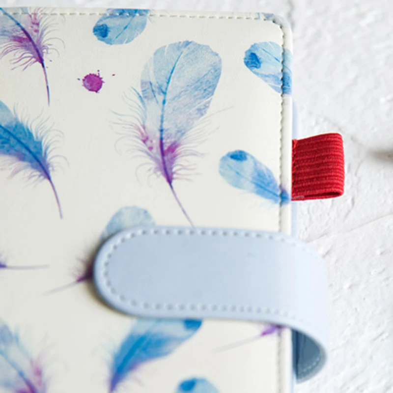 Self-adhesive PU Leather Pen Clip Pencil Elastic Loop for Notebooks Journal ING-SHIPPING