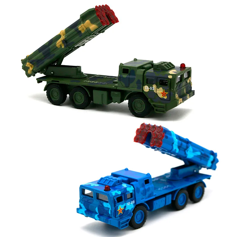 

Toy car military model toy car alloy car model toy military model long-range rocket launcher CS0183 boy birthday gift