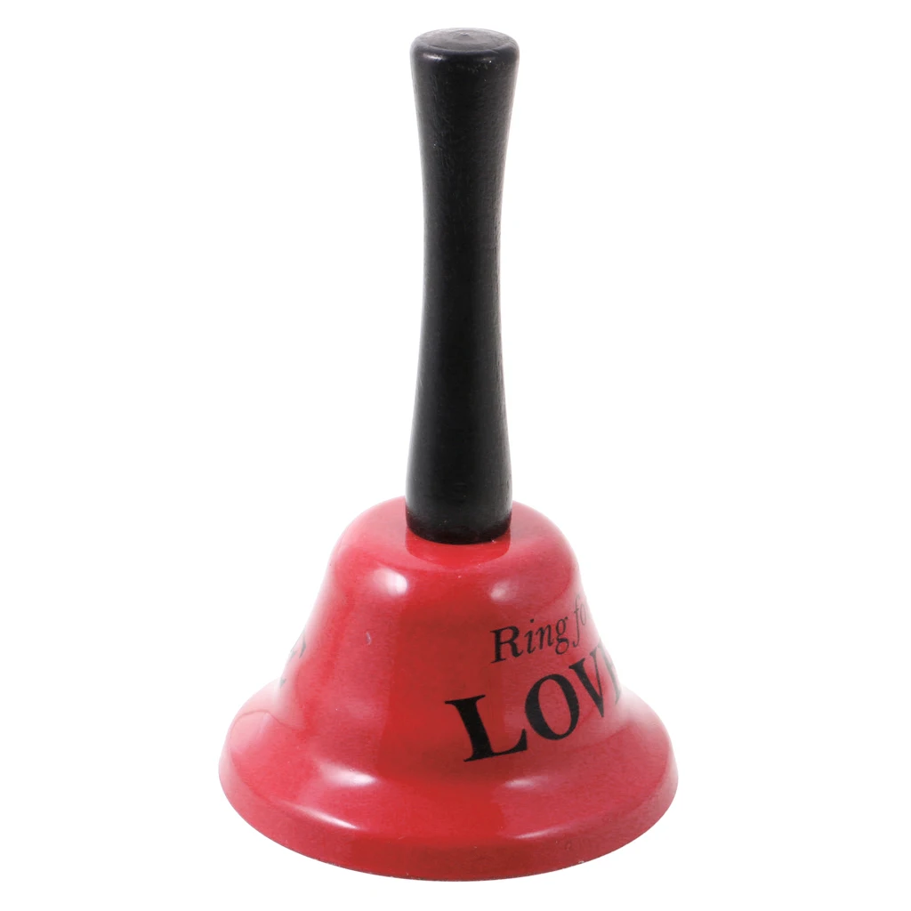 Creative Hand Bell Lovers Gift Gag Toy Joke Game Ring for Sex/a Kiss/ Love