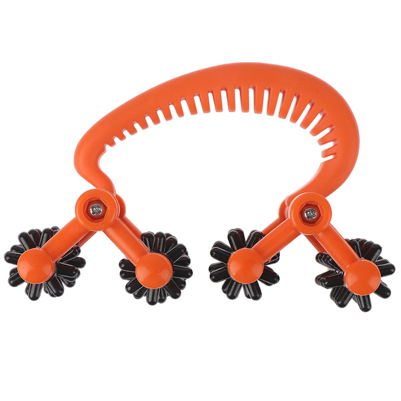 

1Pcs 4 Roller Wheel Back Waist Neck Care Comfortable Roller Massager Promote Blood Circulation Massage Tool High Quality