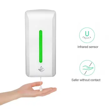 

850ml utomatic Soap Dispenser Touchless Sensor Hand Sanitizer Shampoo Detergent Dispenser Wall Mounted For Bathroom Kitchen