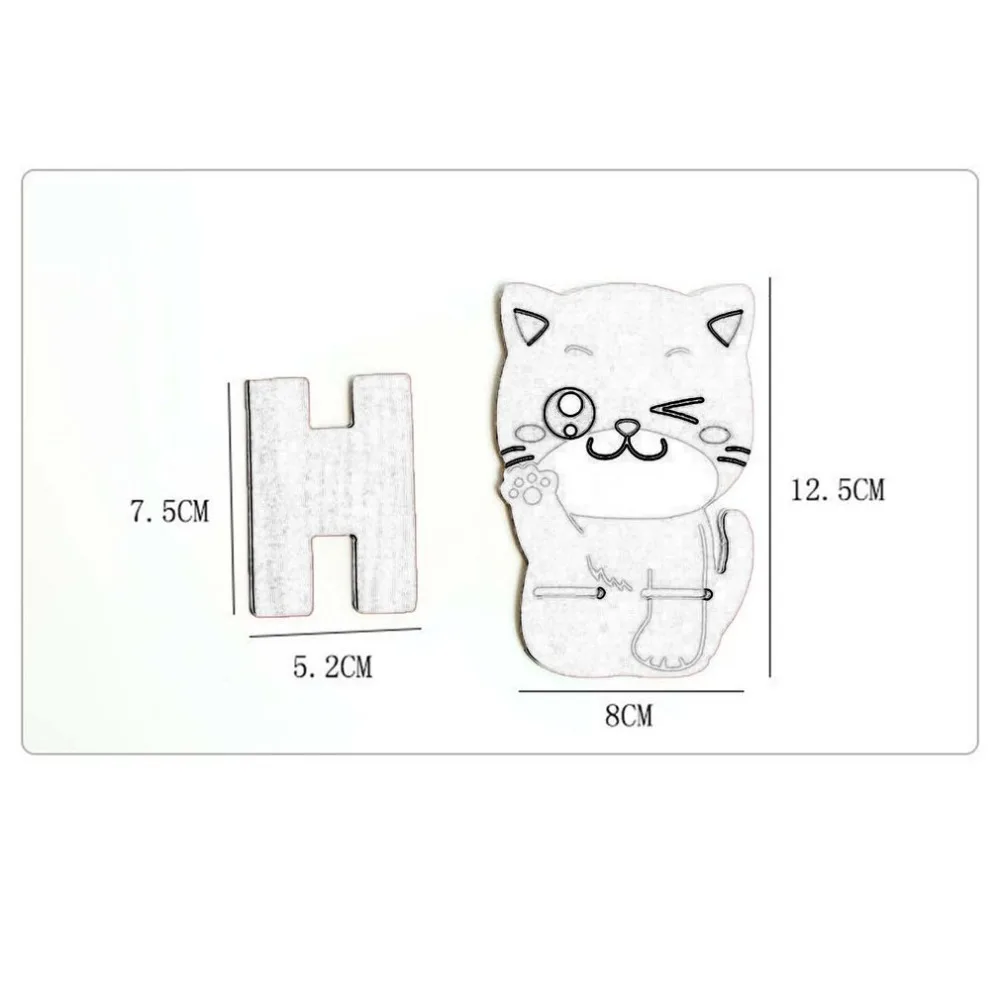 Милый держатель для мобильного телефона с рисунком кота, деревянный переносной держатель для мобильного телефона, настольный сотовый телефон, подставка