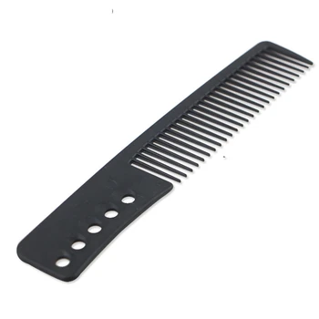 

Wide Black Carbon Antistatic 3D Hairdressing Clipper Comb Anti Slide Handle Barber Haircut Comb Stick Hair For Professional Use