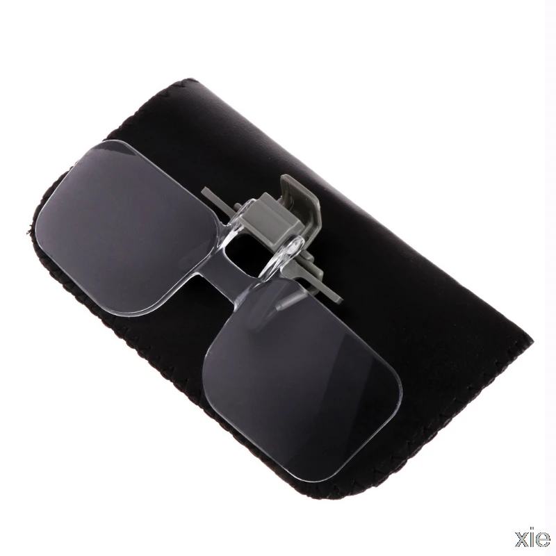 

2X Glasses Style Magnifier Magnifying Glass with Clip For Reading