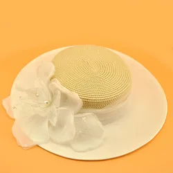 New Fashion Beach Wedding Party Women Hat for Wedding Event Foral Hairs Acessories свадебные головные уборы  Acessórios Feminino