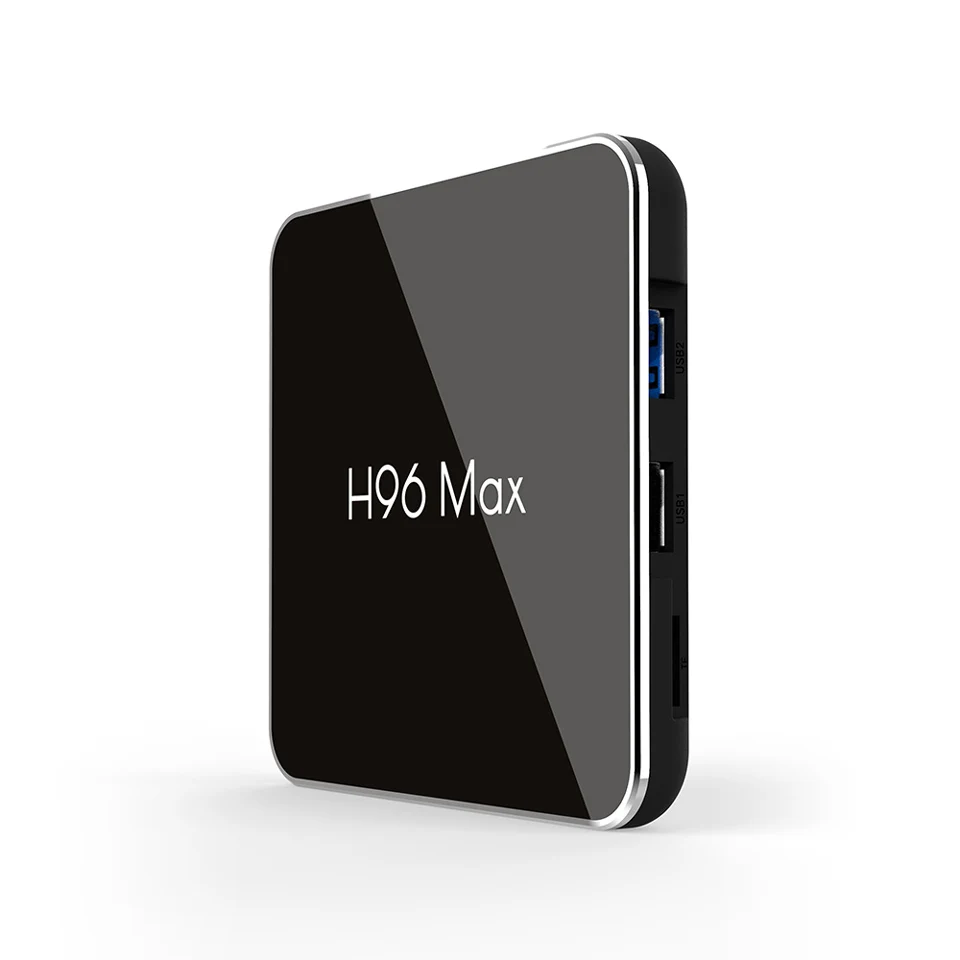 H96 MAX Amlogic S905X2 четырехъядерный Android tv Box 4 ГБ 32 ГБ/64 ГБ Android 8,1 2,4G& 5G Wifi 1080P H.265 4K H96MAX 2G 16G телеприставка