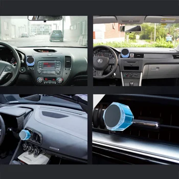 

Hot Car Multi-Function Mobile Phone Bracket Air Outlet Navigation Out Bracket Circular Magnetic Suction Port With Aromatherapy